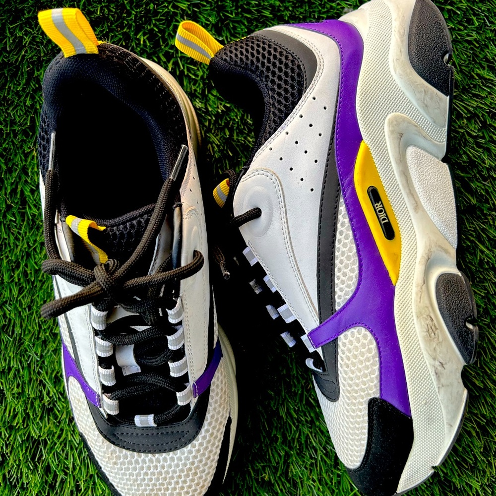 DIOR B22 Purple & White Sneakers